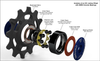 SHIMANO 11 Speed ZERO Ceramic Rear Derailleur Jockey Wheels